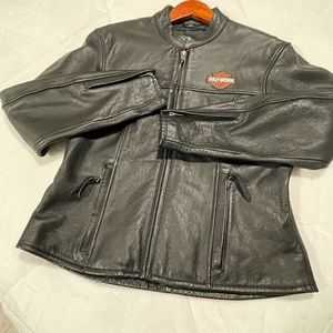 Perfect condition, gently used, Harley Davidson Women’s Medium Leather Jacket